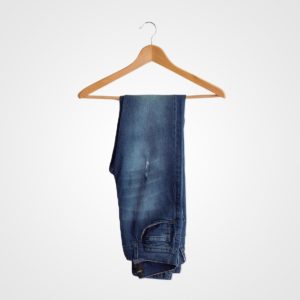 Jean denim bleu foncé